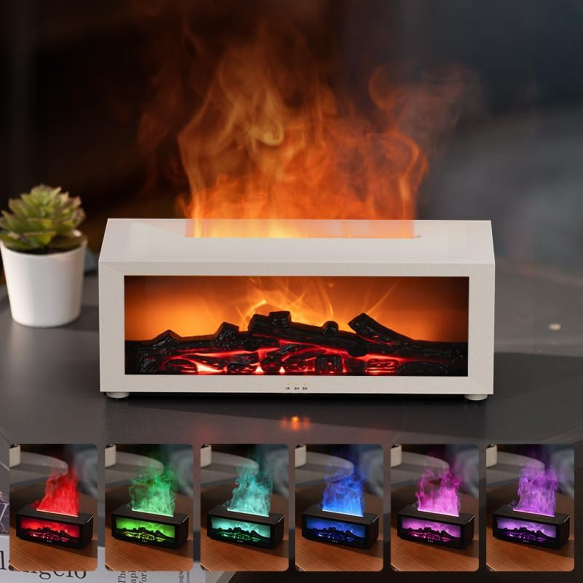 Humidificador fuego y aroma.