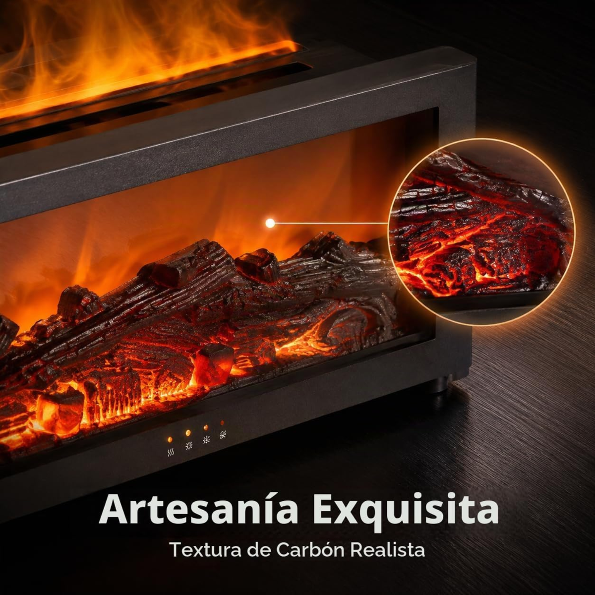 Humidificador fuego y aroma.