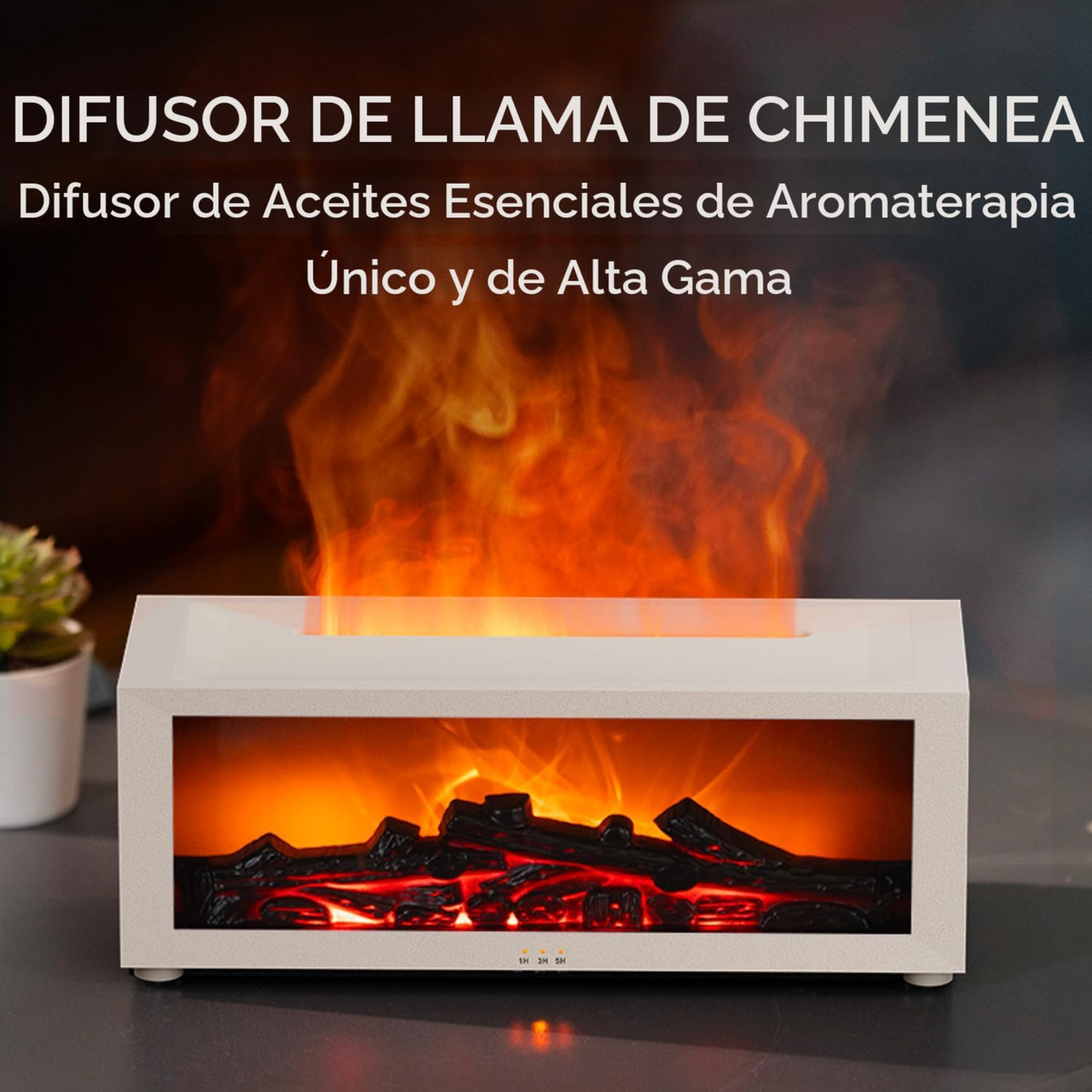 Humidificador fuego y aroma.